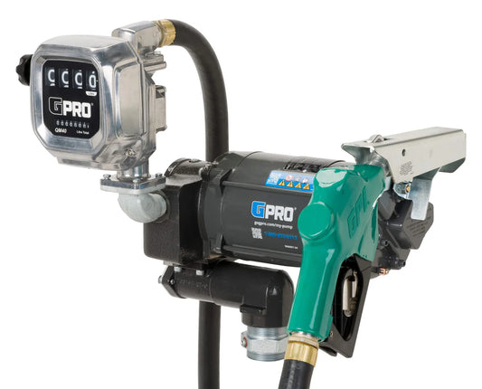 Bomba de transferencia de combustible de 115 V, 35 GPM con medidor QM