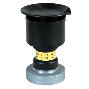 Valvula Ventilación de vacío a presión 3" 8oz.