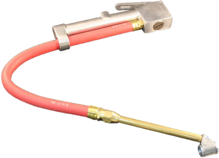 Mi inflador con calibrador de miri. 120 libras