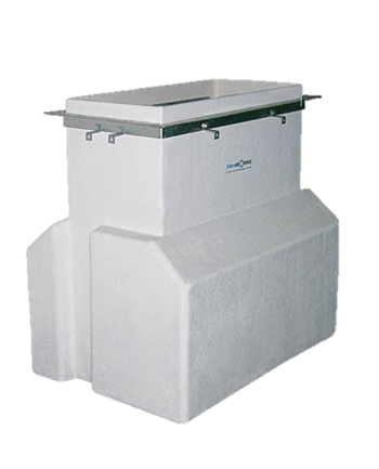 Contenedor cuello largo para dispensario Gilbarco