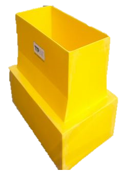 Contenedor para polietileno extra largo para dispensario