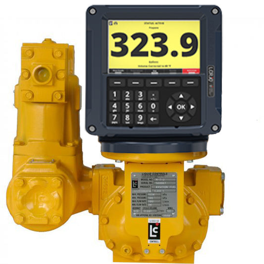 Medidor Liquid Controls M25 con  LCRIQ